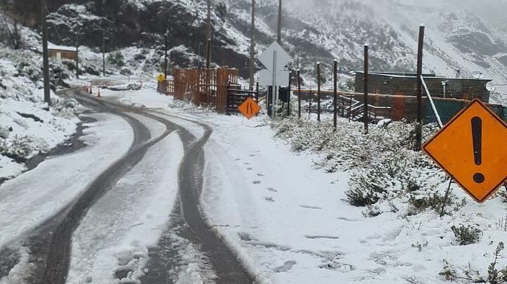 Comunas en las que nevaría este martes