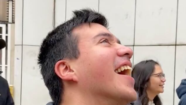 Talquino impresionado al ver el Costanera