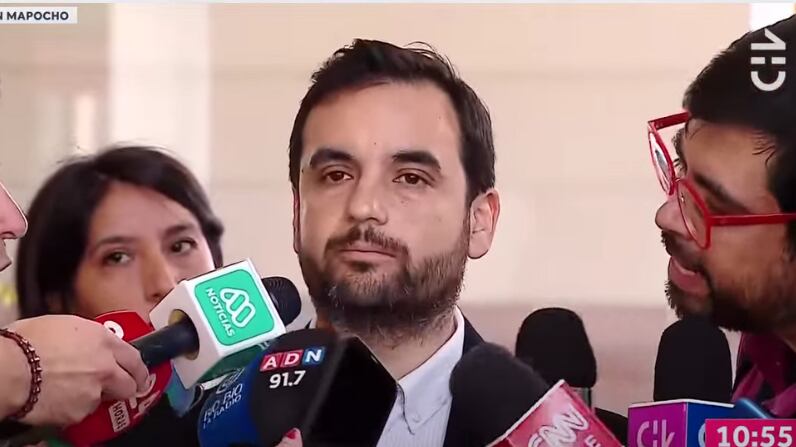 Ministro de Justicia, Jaime Gajardo Falcón | Captura: CHV