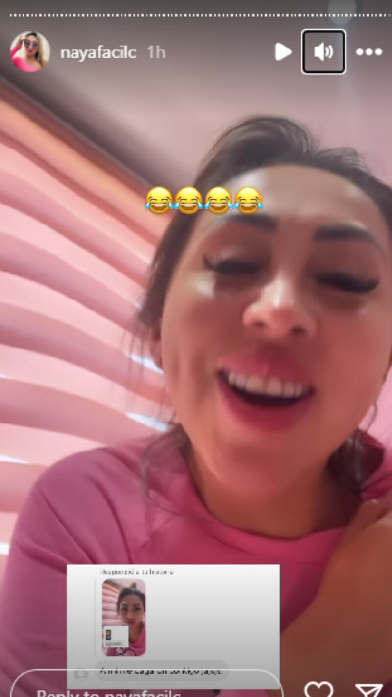 Historias de Naya Fácil | Fuente: Instagram