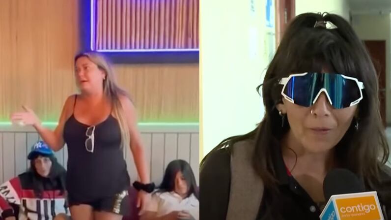 Denisse Campos y su amiga | Captura: Contigo en la mañana de CHV