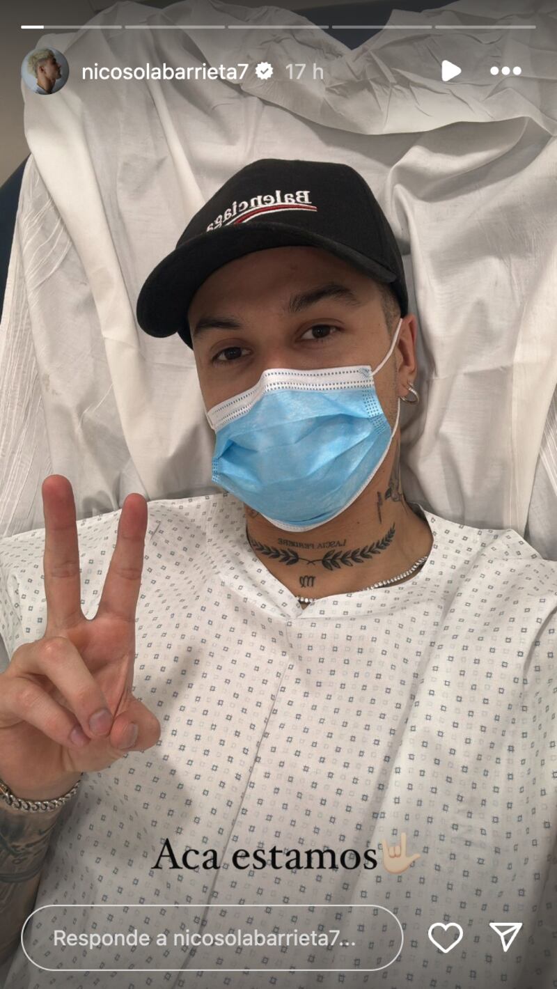 Historias de Nicolás Solabarrieta | Fuente: Instagram