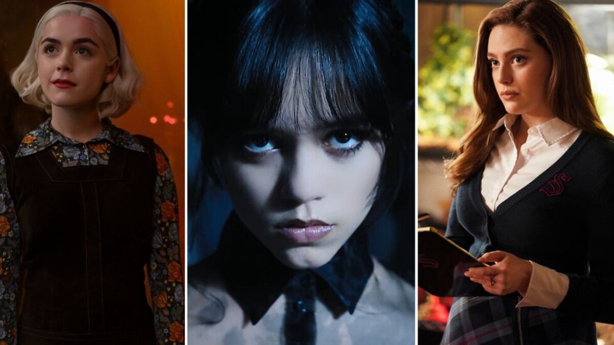 Imágenes de 'El mundo oculto de Sabrina',  'Merlina' y 'Legacies'