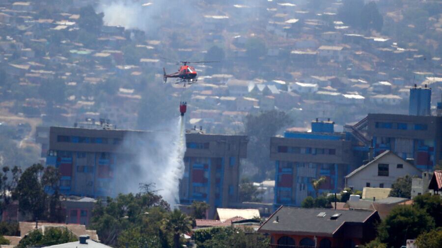 helicóptero incendios