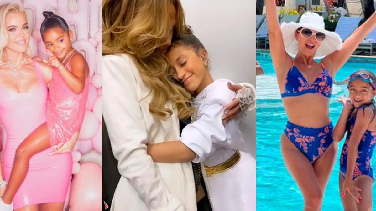 Estas famosas tienen una gran complicidad con sus hijas