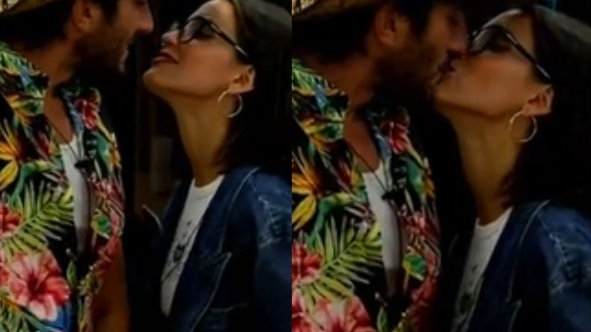 Beso entre Fede y Cony en "Gran Hermano" | Captura