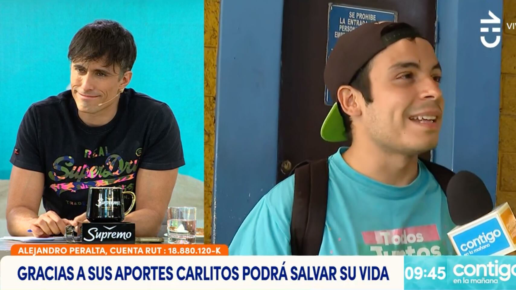 Emocionante colecta para niño con tumor cerebral