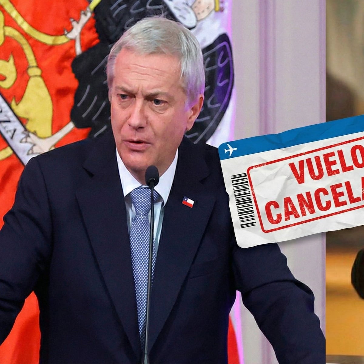 Cancelado vuelo de José Antonio Kast, reunión clave con Bukele en peligro Cancelado vuelo de José Antonio Kast, reunión clave con Bukele en peligro