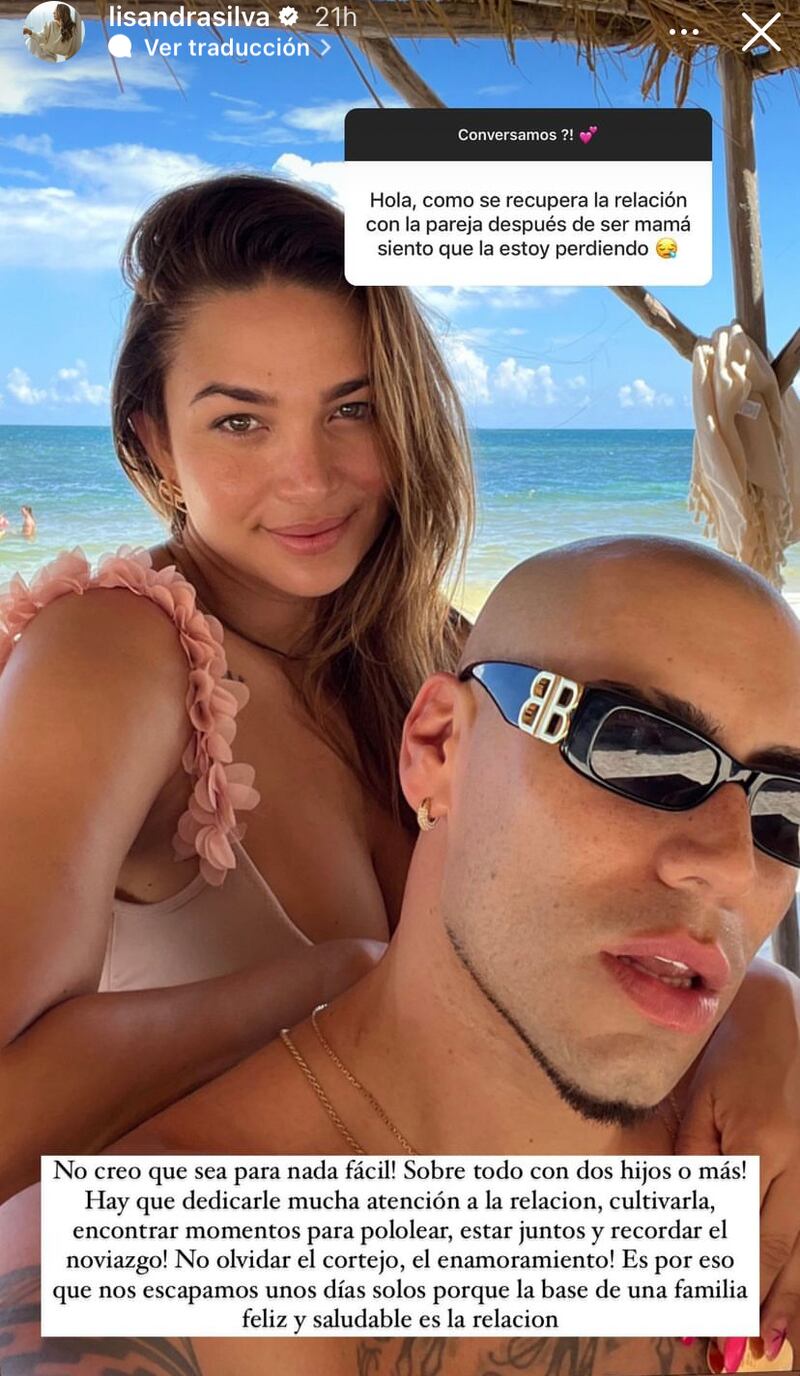 Historia de Lisandra Silva | Instagram