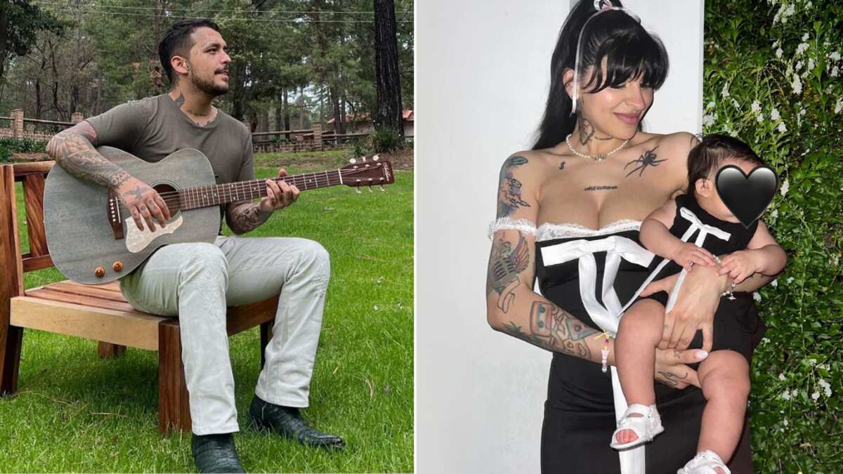 El Día de San Valentín Cazzu y Christian Nodal presentaron oficialmente a Inti, revelando las primeras fotos del rostro de su bebé.