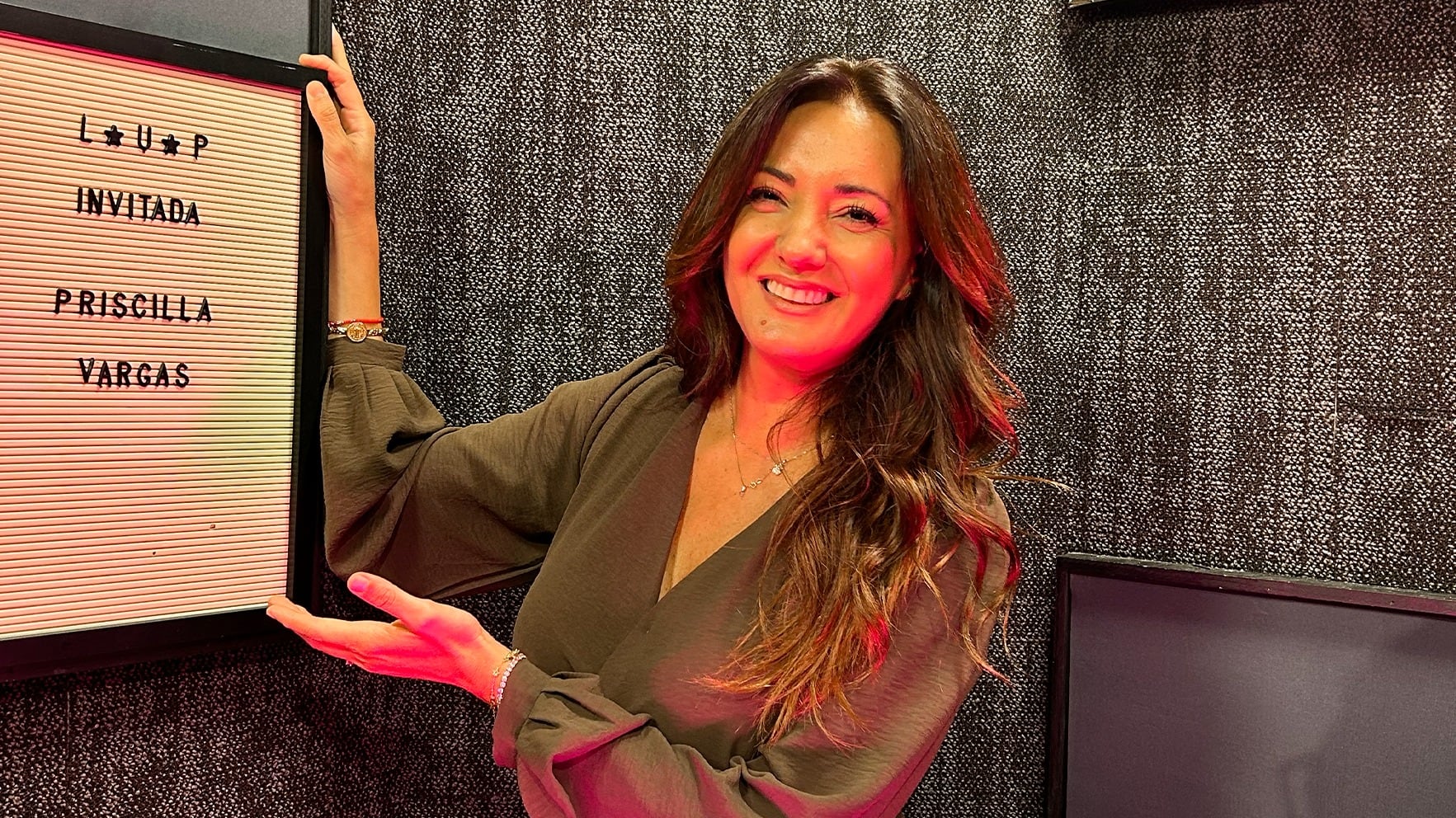 Priscilla Vargas estuvo en La última palabra