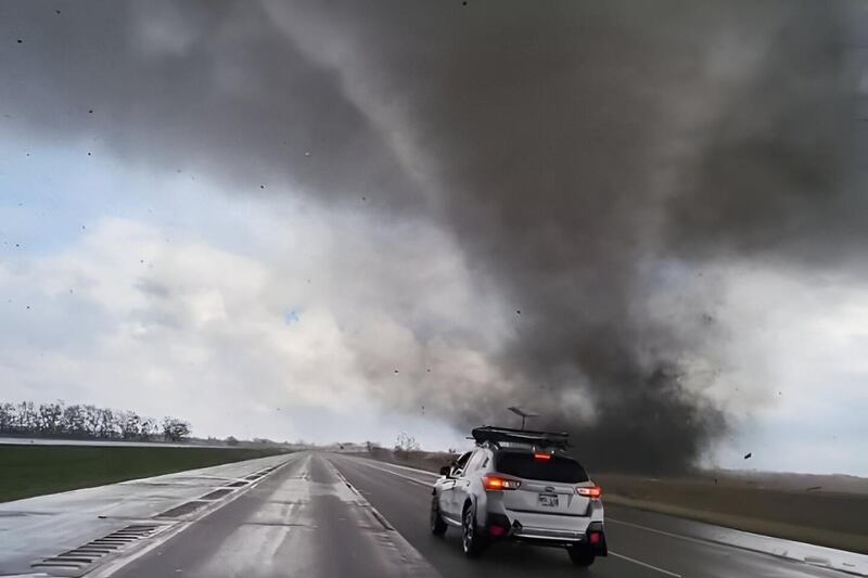 Tornados que azotaron Iowa y Nebraska