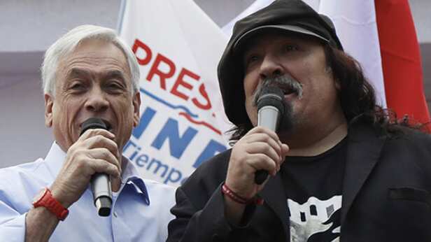 Miguel 'Negro' Piñera y Sebastián Piñera