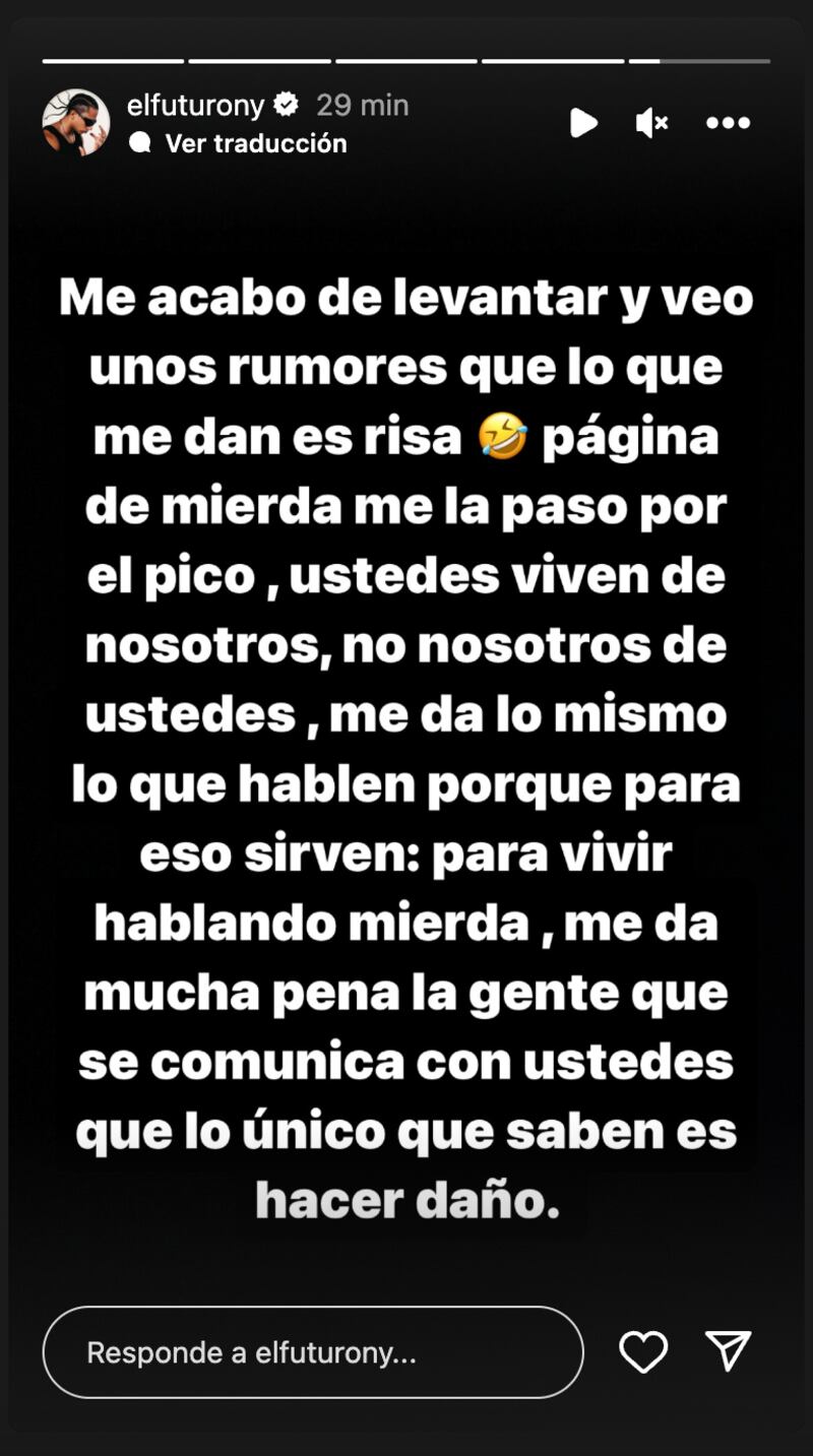 Historia de Futuro fuera de órbita | Fuente: Instagram