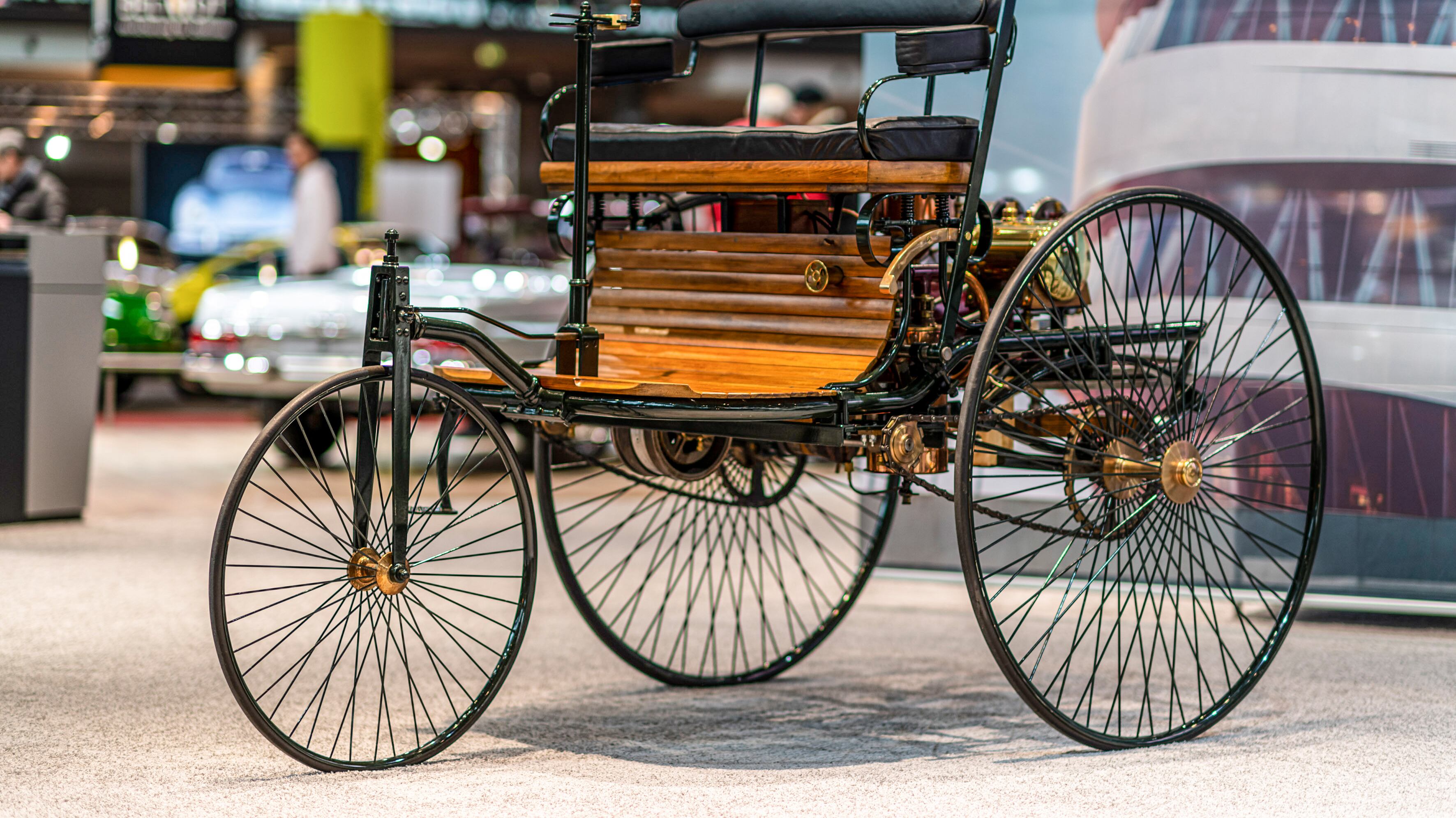 Réplica del primer auto con motor de ciclo Otto
