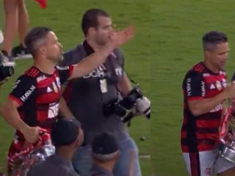 La notable acción de Diego Ribas en los festejos del Flamengo que sacó aplausos en todo el planeta