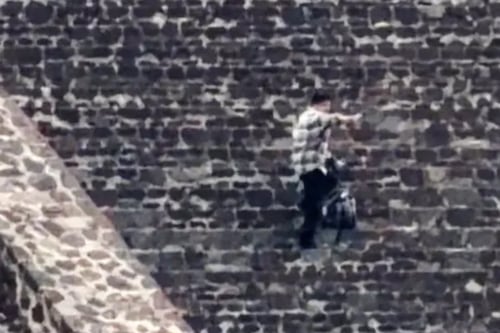 Tirador de la pirámide en México era un fanático de Hitler y dejó una imagen generada por IA