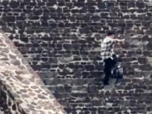 Tirador de la pirámide en México era un fanático de Hitler y dejó una imagen generada por IA