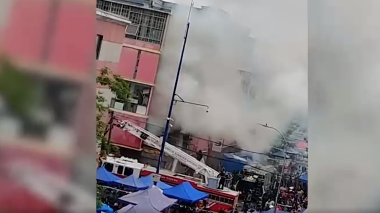 Incendio Barrio Meiggs - Fuente: La Tercera
