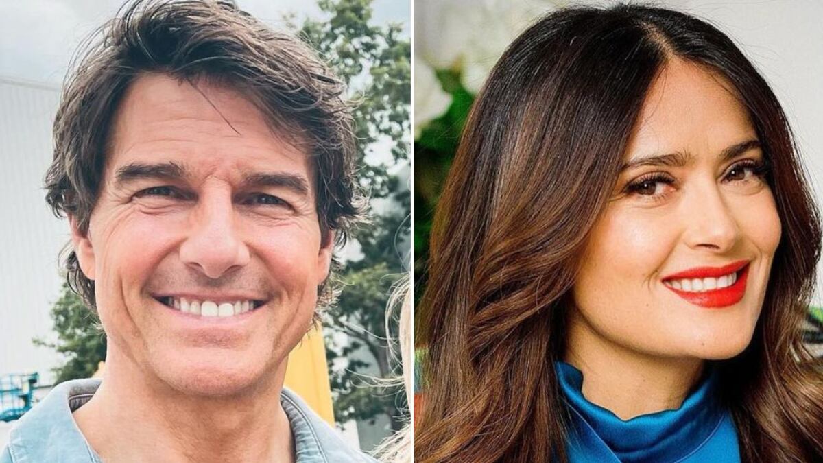 Tom Cruise y Salma Hayek son amigos desde hace más de 15 años