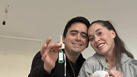 Valentina Roth y Miguel de la Fuente, su esposo | Instagram