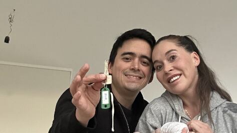 Valentina Roth y Miguel de la Fuente, su esposo | Instagram