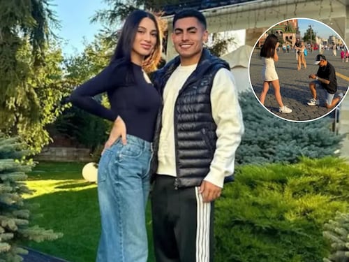 “Sí, para toda la vida”: Jordhy Thompson le pidió matrimonio a Camila Sepúlveda en Moscú