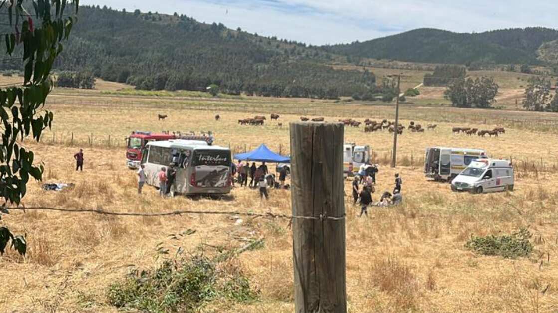 Accidente de tránsito en Boyeruca, Maule