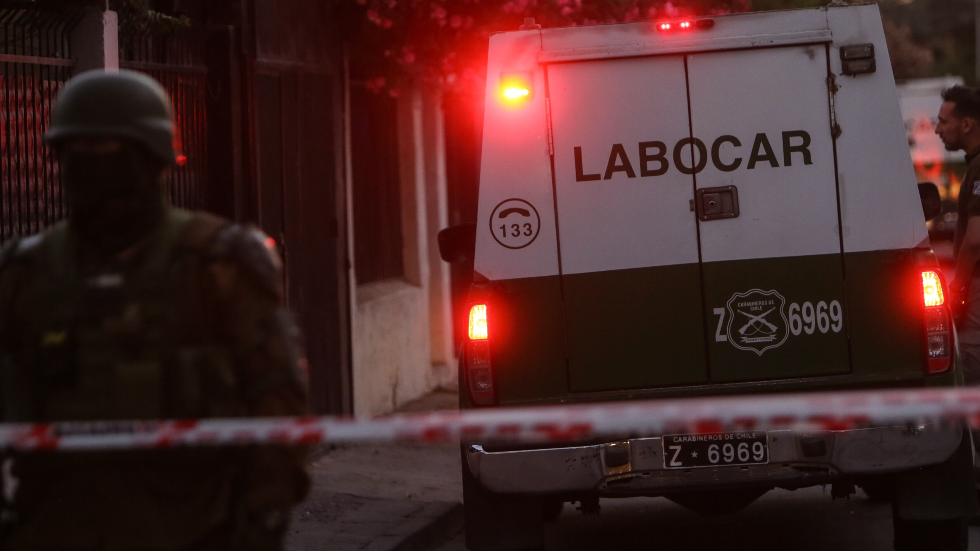 Funcionarios de Carabineros.