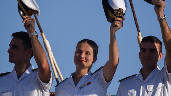 La princesa Leonor llegó a Uruguay