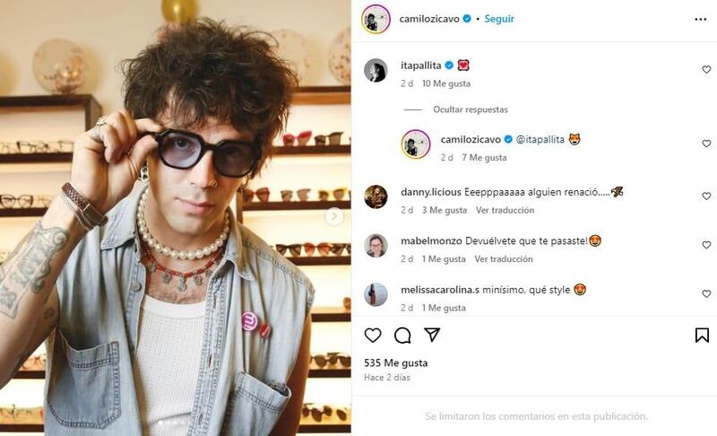 Camilo Zicavo aviva rumores de nuevo romance con actriz tras romántica interacción en redes