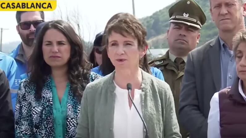 Carolina Tohá | Captura: Canal 13