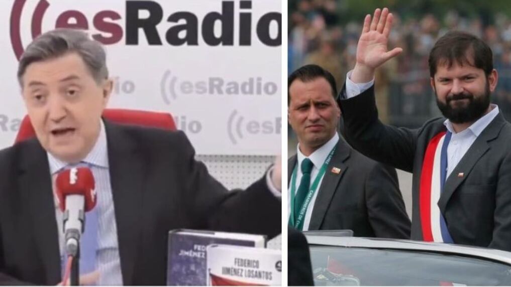 Federico Jiménez y Gabriel Boric