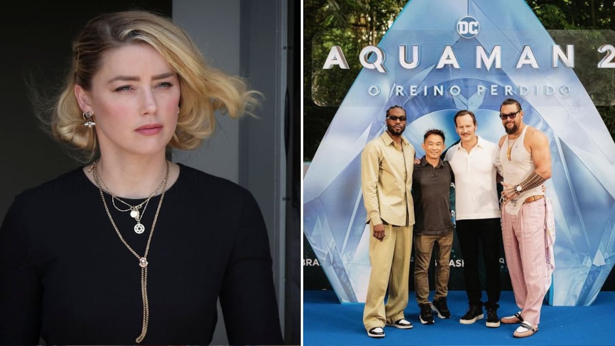 Fans de Amber Heard exigen verla en las alfombras rojas de Aquaman 2