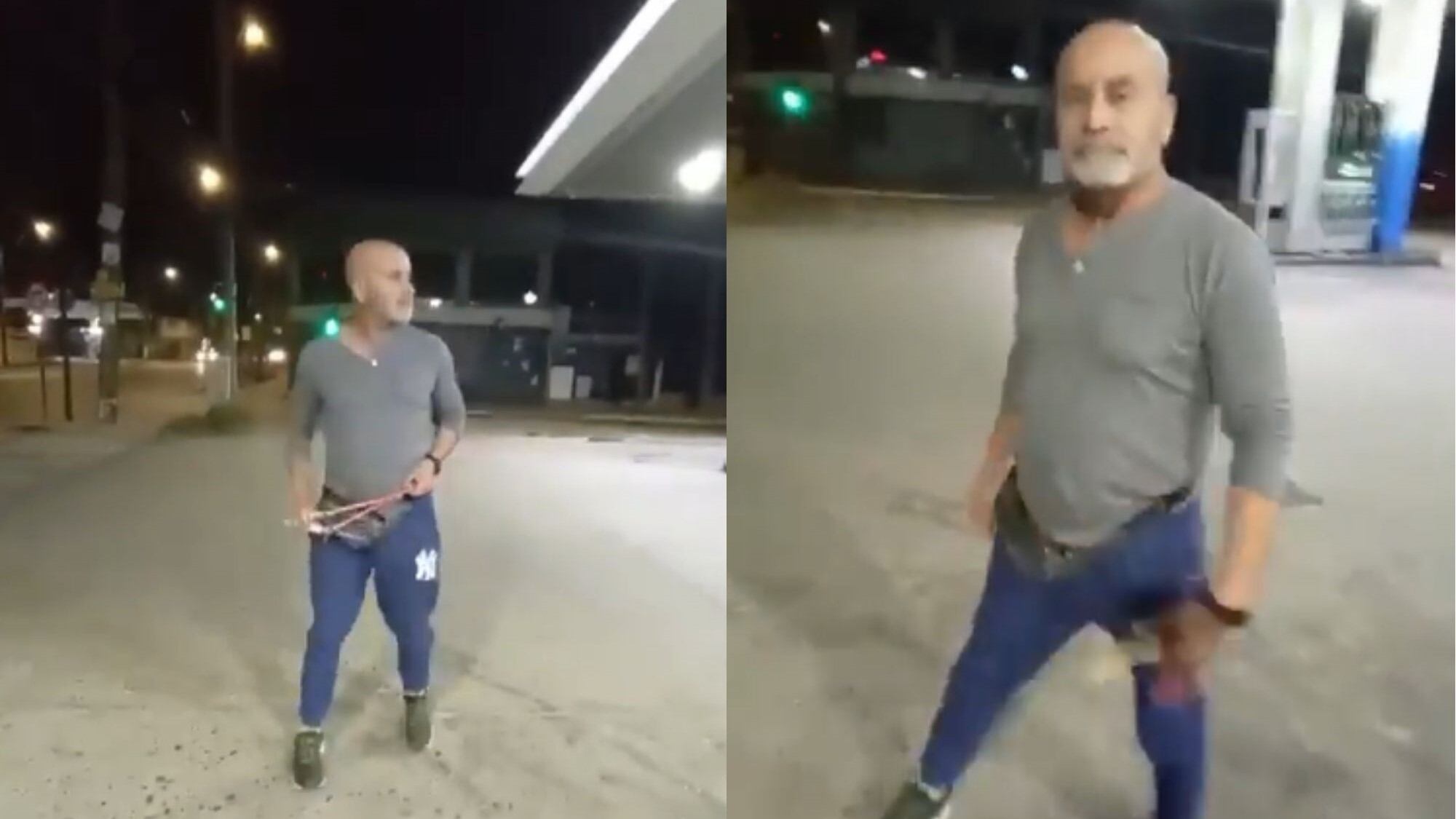 Hombre maltrata a perrito | Captura: Twitter