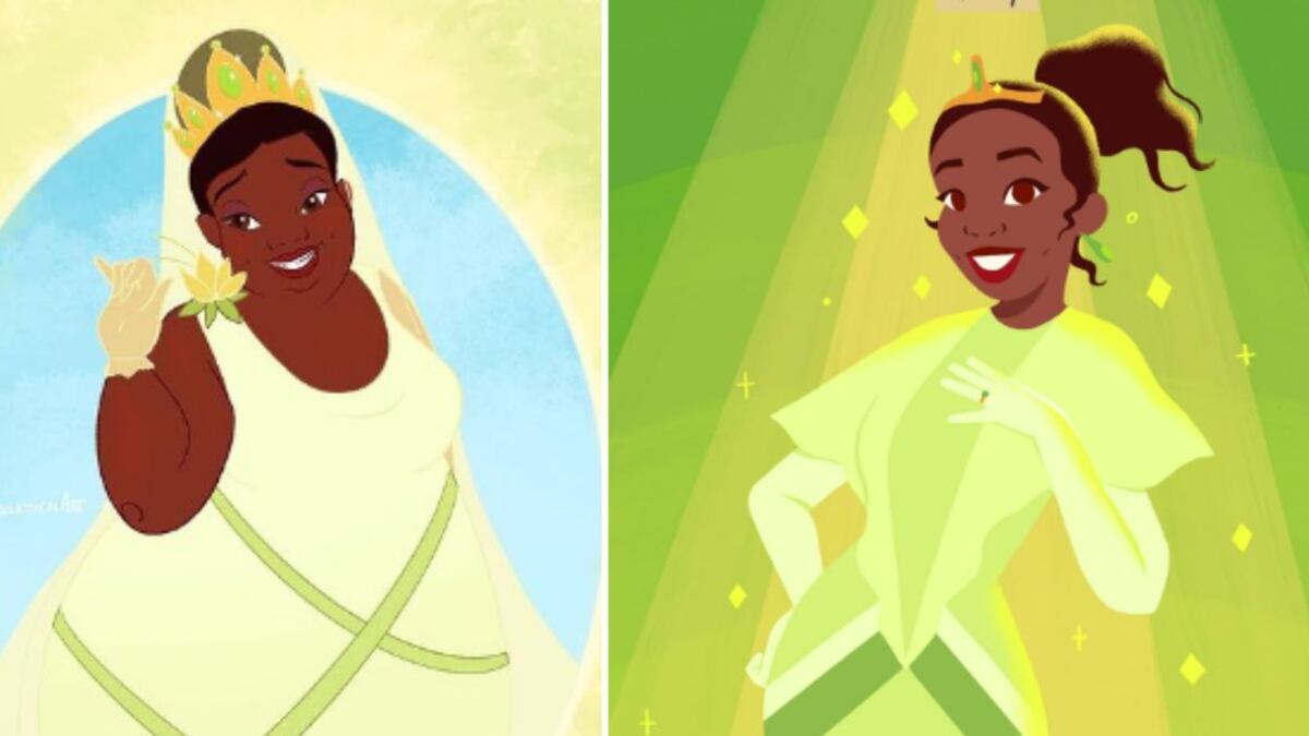 Princesas de Disney plus size