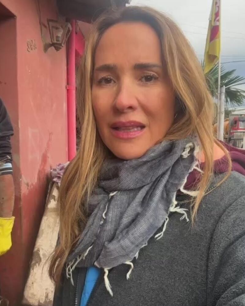 La animadora y actriz se sinceró en tribunales luego de conocer la lectura de sentencias para los dos delincuentes que asaltaron el año pasado a su hija, Laura, y Cristián de la Fuente.