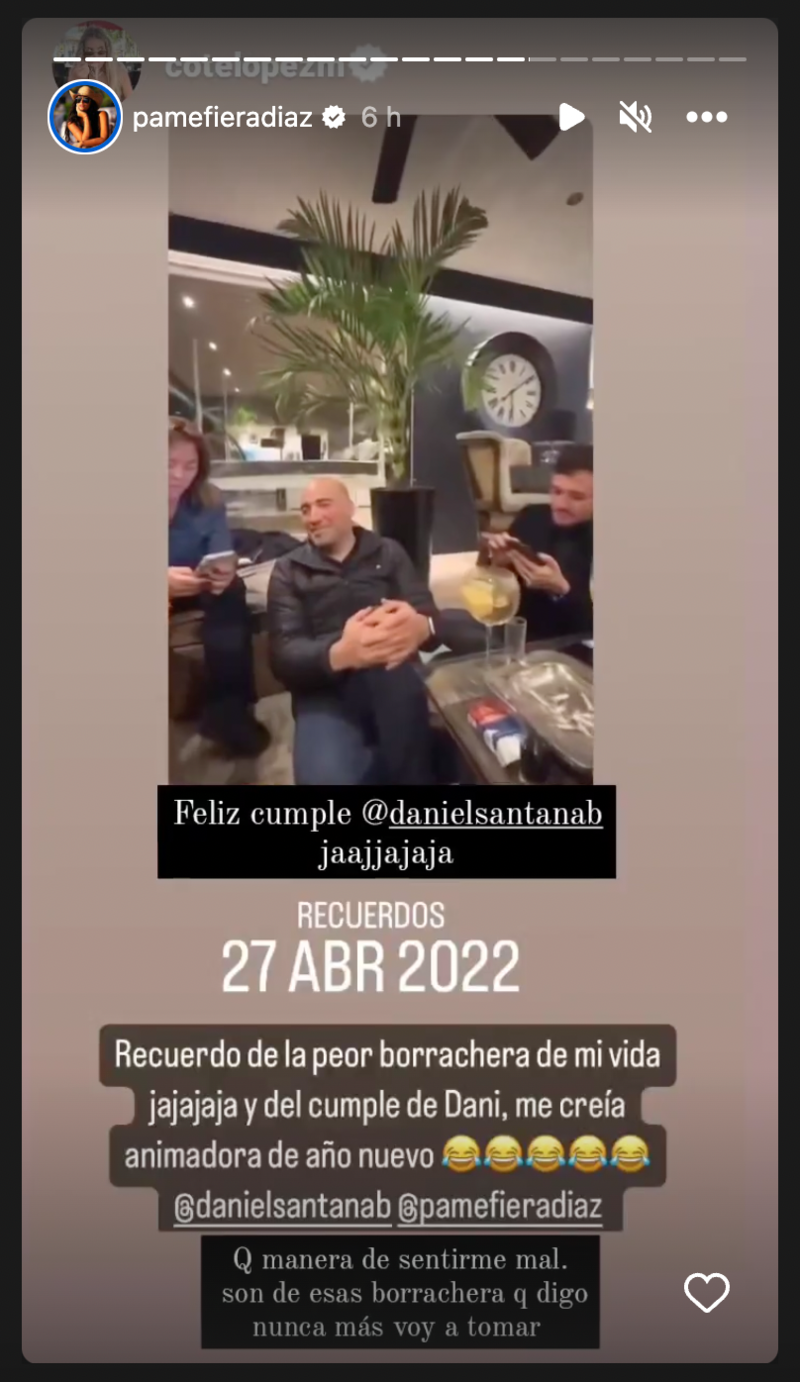 Historia de Pamela Díaz | Fuente: Instagram
