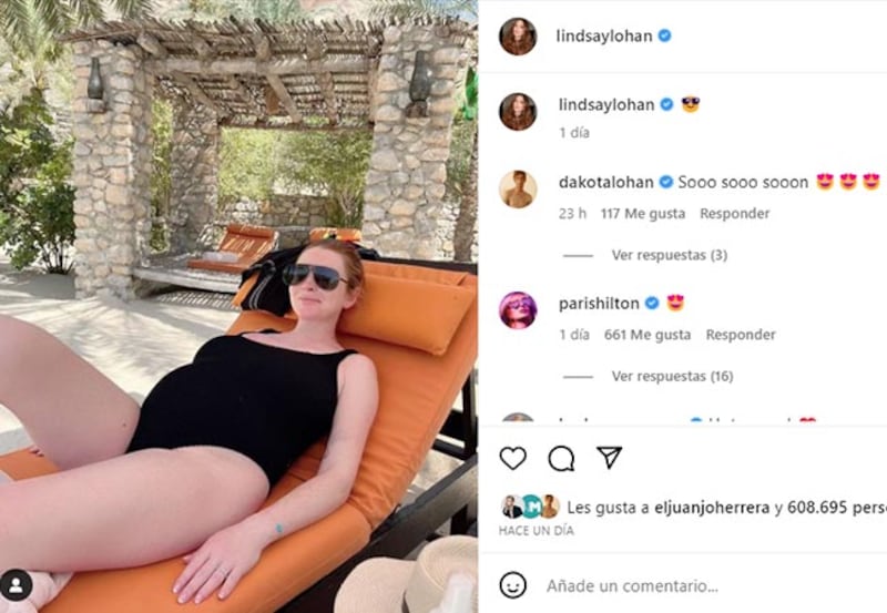 Lindsay Lohan embarazo
