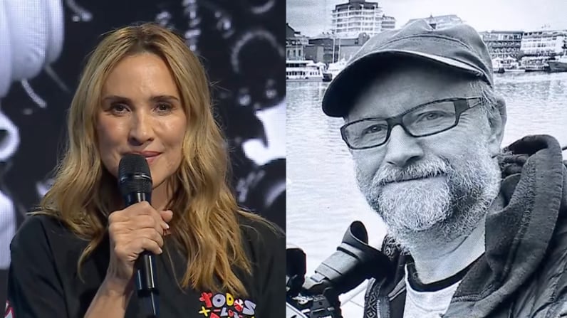 Angélica Castro y Eduardo Cruz Coke | Captura: Teletón