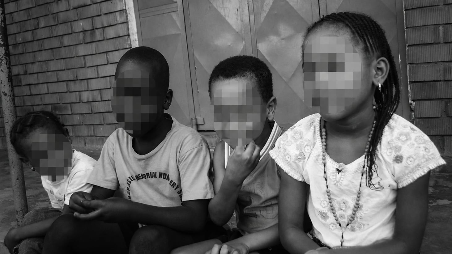 Niños haitianos