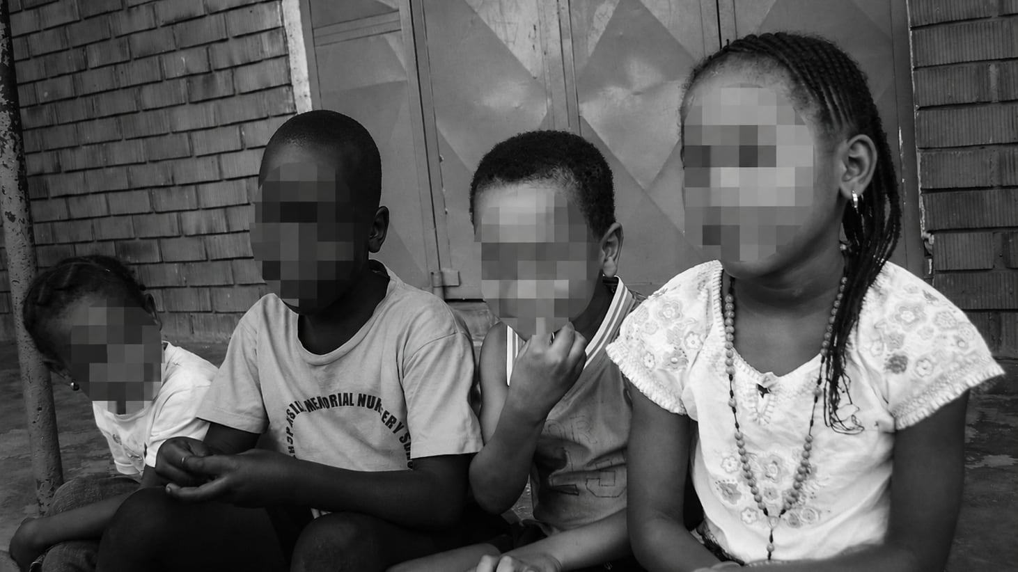 Niños haitianos