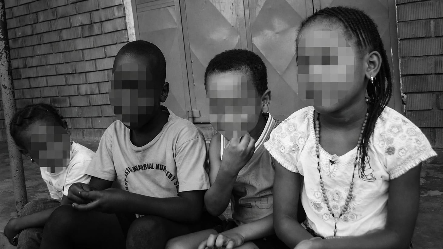Niños haitianos