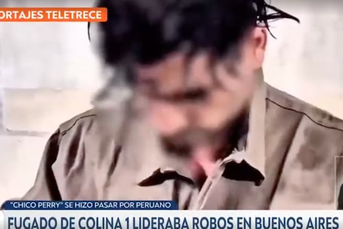 Chileno que se escapó de Colina I fue detenido en Argentina: se hacía pasar por peruano y lideraba banda que hacía violentos robos en Buenos Aires