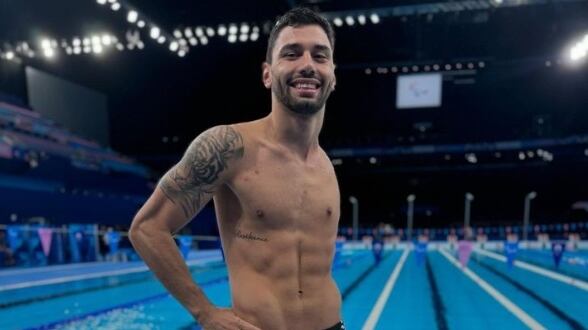 El nadador nacional compitió en los Juegos Paralímpicos París 2024.