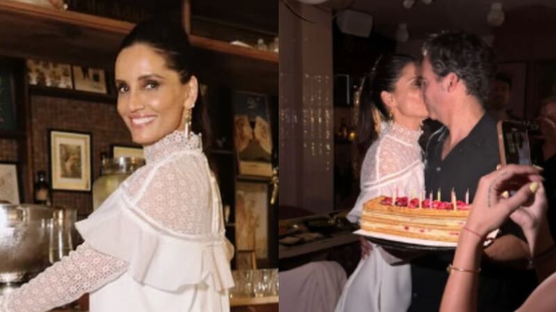 Leonor Varela realizó una elegante celebración para su cumpleaños número 52: Compartió imagen de romántico beso con su pareja