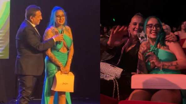 Fue una noche ardiente y sensual, literalmente, a flor de piel. Mujeres y hombres con sugerentes y pequeñas prendas llegaron hasta el Teatro San Ginés, a la premiación de los Aersmate Awards 2023, plataforma chilena que le compite de tú a tú a OnlyFans y destacó a los mejores creadores de contenido erótico.
Entre los asistentes, apareció con un vestido blanco transparente y que dejaba al descubierto gran parte de su espalda, Camila Recabarren, quien debutó hace poco tiempo en la página nacional, para vender videos de índole sexual a sus suscriptores, pagando una comisión más baja que la competencia y recibiendo mejores ganancias.
“Qué mejor que comercializar el contenido, monetizarlo y ser libre. Te permite hacer el contenido que más te acomoda. Recomiendo(a las mujeres) que se sientan libres y que no importe lo que el resto opine”, señaló respecto a los videos que comparte, por una suscripción de 15 dólares mensuales.
La celebración comenzó con un cóctel, selfies, cámara 360 y un grato ambiente en el hall del Centro cultural, donde los creadores se conocían frente a frente y alistaban nuevas colaboraciones.
Ya al momento de la premiación, el periodista Julio César Rodríguez fue el maestro de ceremonia y el encargado de entregar los reconocimientos en las distintas categorías, como “Curvi”, “Milf”, “Cosplayer”, " LGBTIQA+”, entre otras, bromeando con los exóticos nombres de las creadoras, como “Misscurvy72″, “BbyMichelle” o “MartiMuack C”.
Finalmente, tras un show de baile, pooldance y el humor de Diego Urrutia, llegó el turno de premiar a la Mejor Creadora, quedando en manos de Carla RoseBlack, quien llegó junto a su orgullosa madre y una pareja de amigos.
“La verdad es que nunca pensé que iba a ganar un premio por mostrar la coneja”, fueron las palabras que hicieron reír a todo el auditorio y animador de CHV cuando le entregó el trofeo.
“Estoy muy agradecida de mi pareja, que me ayuda a crear contenido y me acepta tal como soy: pornográfica (...) Yo creo que todas le ponemos ganas, así que yo creo que este premio es para todas”, cerró recibiendo un aplauso cerrado.
La ceremonia de premiación terminó con el perreo del cantante EasyKid y la fotos que JC se tomó con las creadoras. (Con ropa, eso si).
.A la fecha, la plataforma creada en 2019, en plena pandemia, cuenta con casi 50 mil creadores/as y más de un millón de suscriptores.