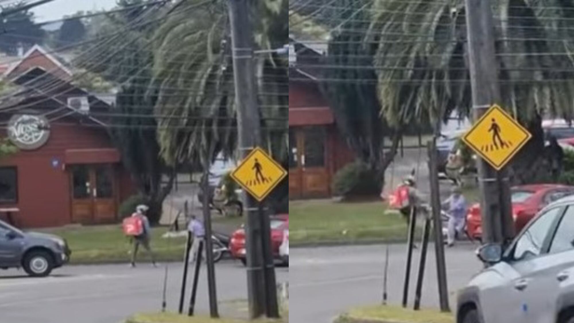 Repartidor le propinó brutal patada en el rostro adulto mayor tras discusión de tránsito Concepción