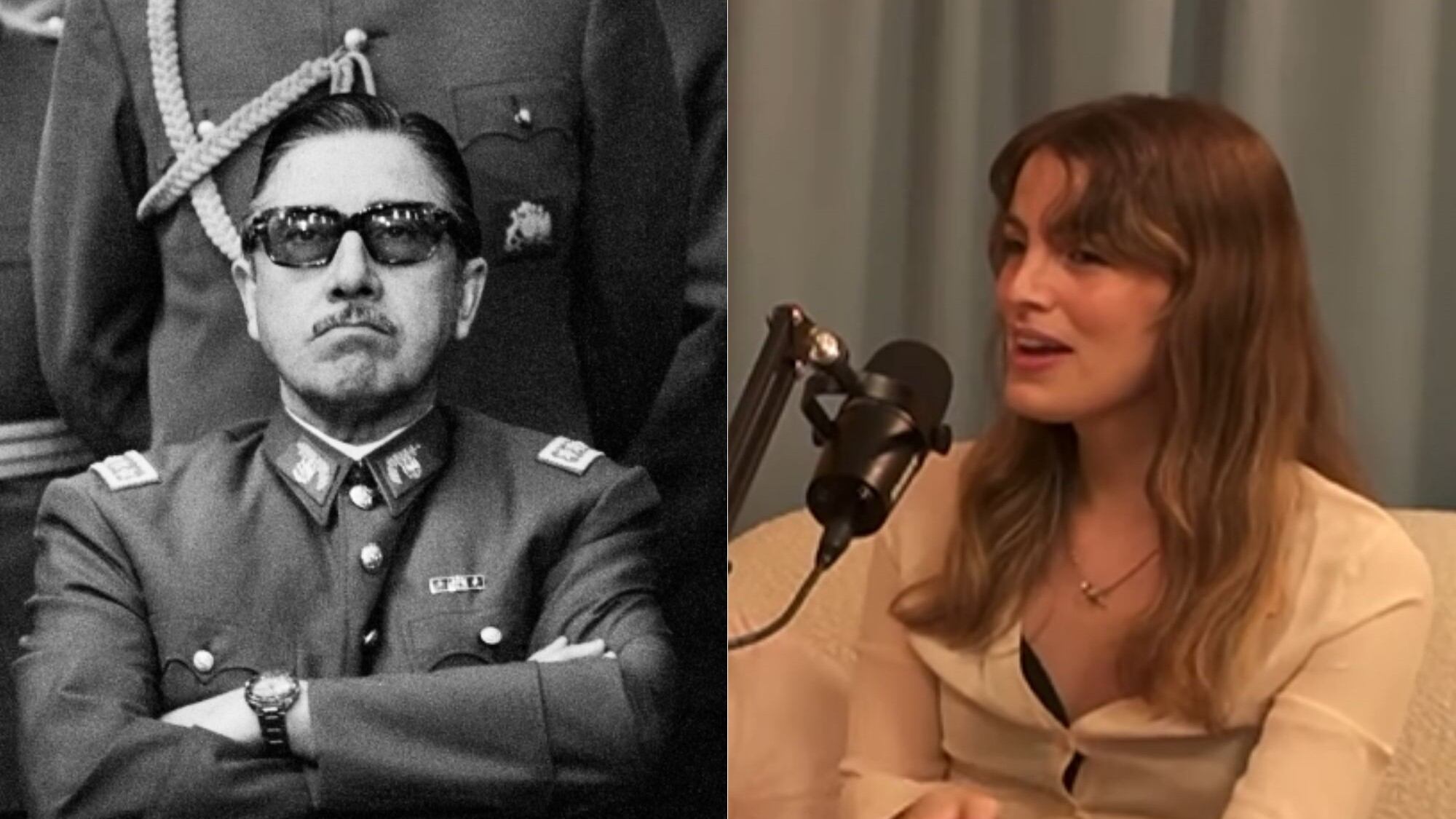 Lux Pascal y Augusto Pinochet | Captura