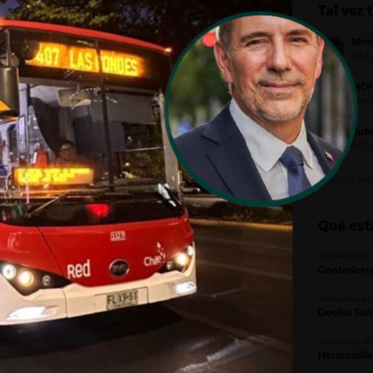 Ministro De Grange advierte ajuste en flota de buses RED en RM Ministro De Grange advierte ajuste en flota de buses RED en RM